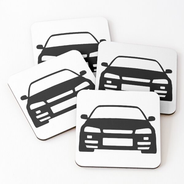 Item preview,  Nissan Skyline R34 GTR black silhouette designed and sold by EdimDesign.