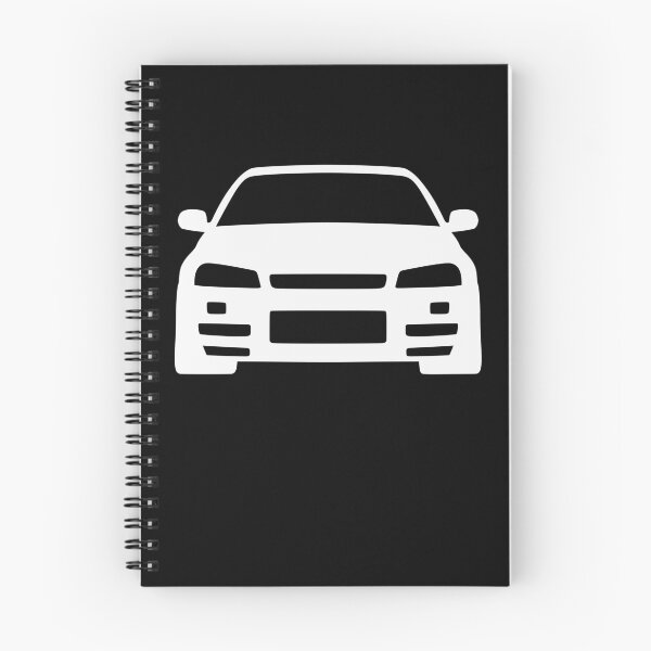 Item preview, Nissan Skyline R34 GTR white silhouette designed and sold by EdimDesign.