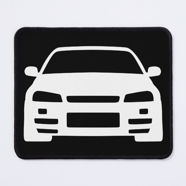 Item preview, Nissan Skyline R34 GTR white silhouette designed and sold by EdimDesign.