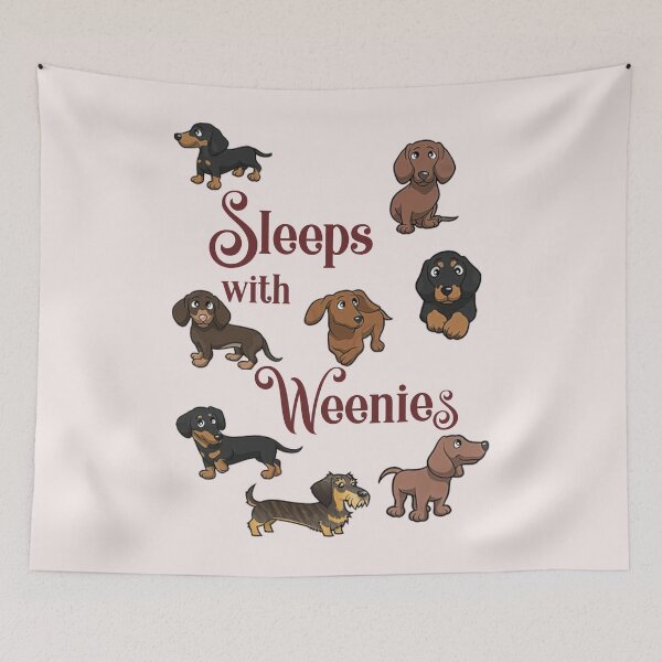 Item preview, Sleeps With Weiners Funny Dachshund Mom Weiner Dog designed and sold by leshiarivers.