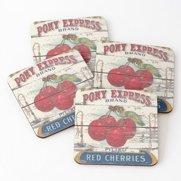 Item preview, dark academia Retro advertisement orchard fruit french country red cherry designed and sold by LEILA ART SPACE.