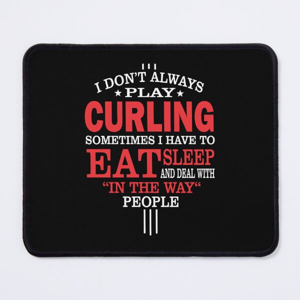 Item preview, Curling Players Funny Statement Gift  Sticker designed and sold by BeatricHowell.