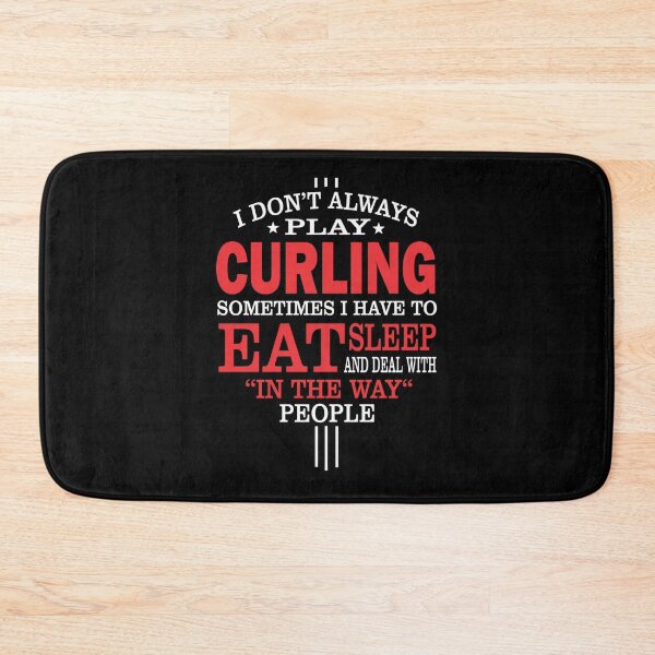 Item preview, Curling Players Funny Statement Gift  Sticker designed and sold by BeatricHowell.