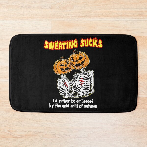 Item preview, Sweating Sucks Skeleton Halloween Couple Skeleton Pumpkin designed and sold by leshiarivers.