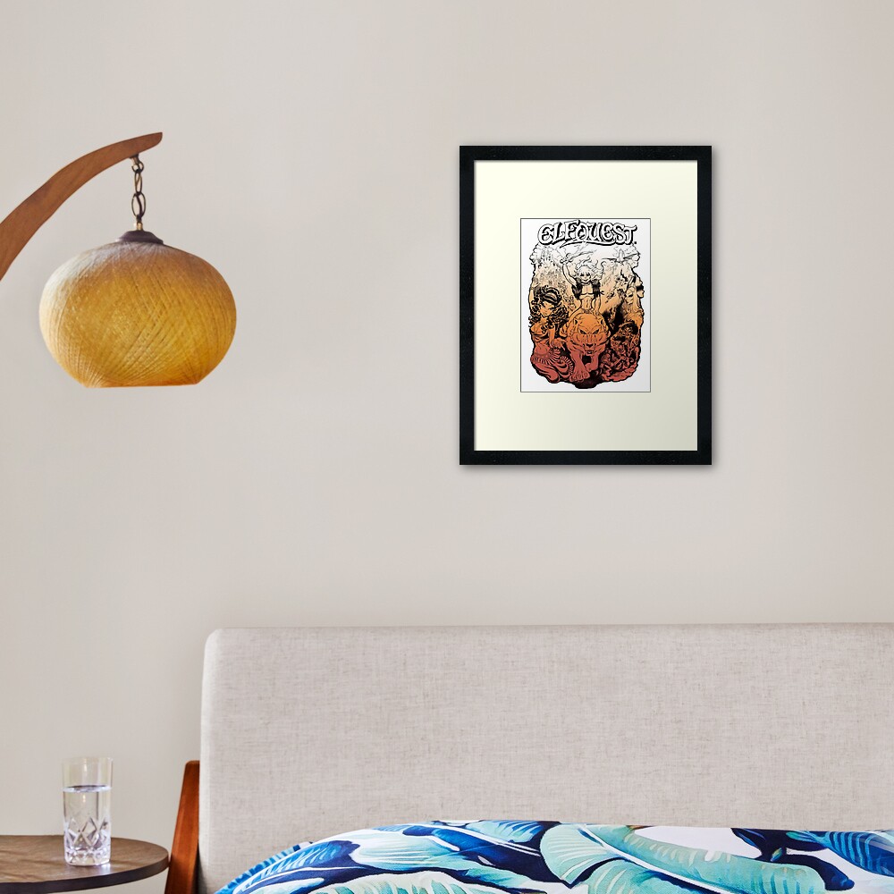 Elfquest, by Wendy and Richard Pini Framed Art Print