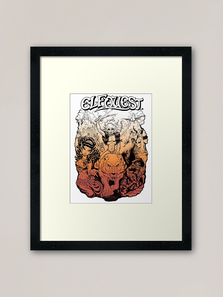 Alternate view of Elfquest, by Wendy and Richard Pini Framed Art Print