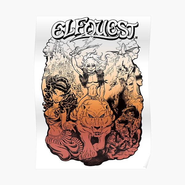 Elfquest, by Wendy and Richard Pini Poster