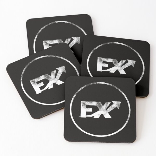 Item preview, Fx , forex or foreign exchange trading round Distressed logo Sticker designed and sold by EarleneParisian.
