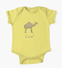 Camel One Piece - Short Sleeve