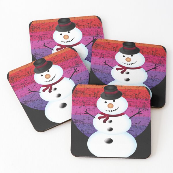 Item preview, Funny retro Jeezy Snowman Funny retro Happy Snowman Winter Sticker designed and sold by love555o.
