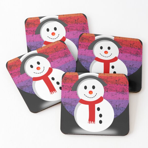 Item preview, Funny retro Jeezy Snowman Funny retro Happy Snowman Winter Sticker designed and sold by love555o.