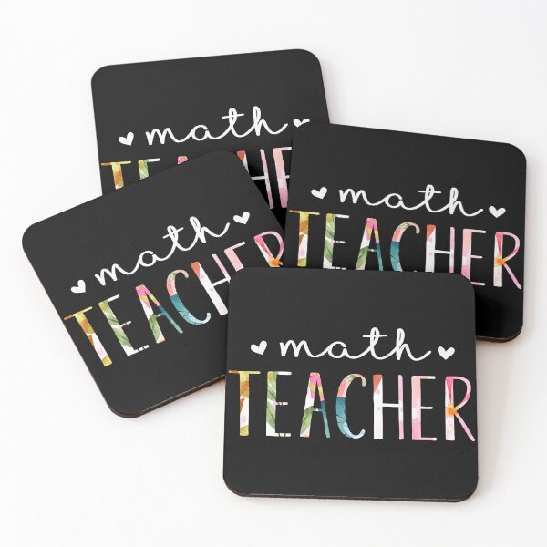 Item preview, Math Teacher Cute Floral Design designed and sold by AlbredaAE.