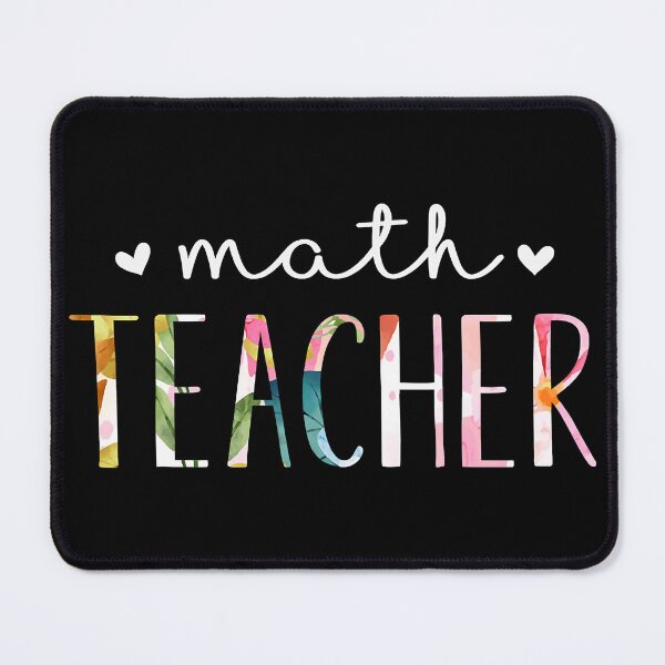 Item preview, Math Teacher Cute Floral Design designed and sold by AlbredaAE.