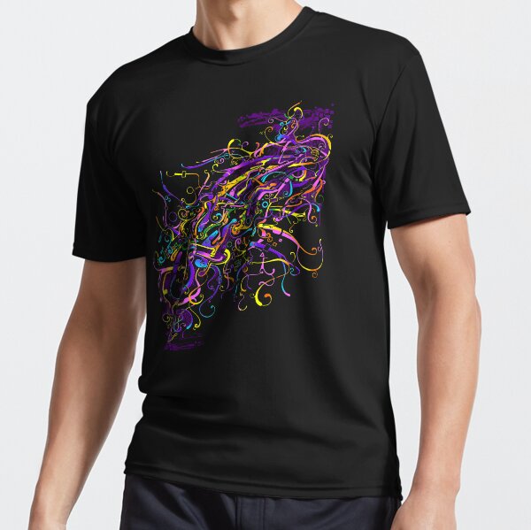 Splash Glass Rattlesnake - Remastered Digital Painting Active T-Shirt