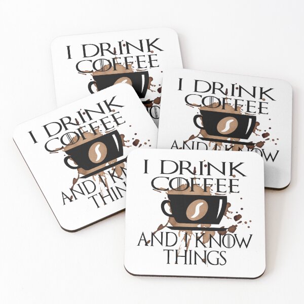 Item preview, I drink coffee and i know things designed and sold by Blondiabshop.
