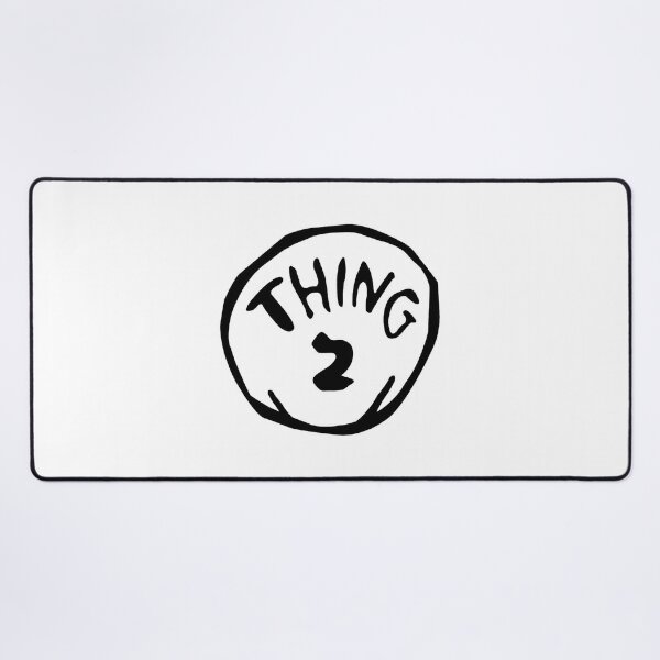 Thing 1 Thing 2  Sticker for Sale by moullknoz