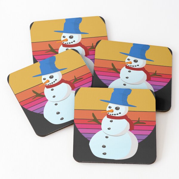 Item preview, Funny retro Jeezy Snowman Funny retro Happy Snowman Winter Sticker designed and sold by love555o.