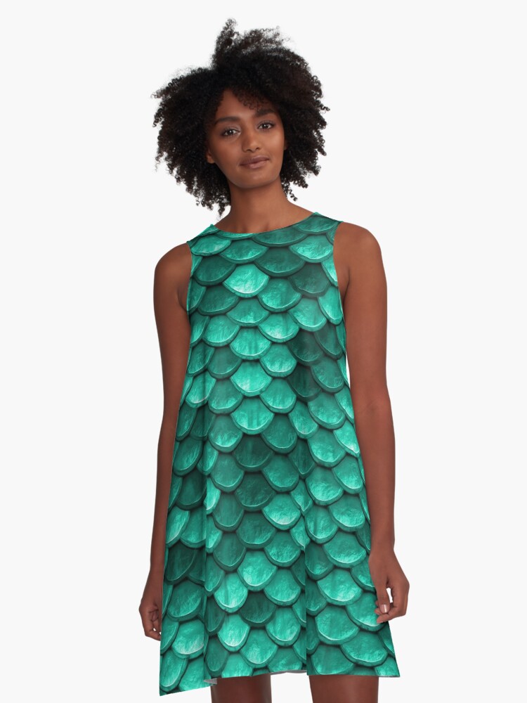 Fish scale sales mermaid dress