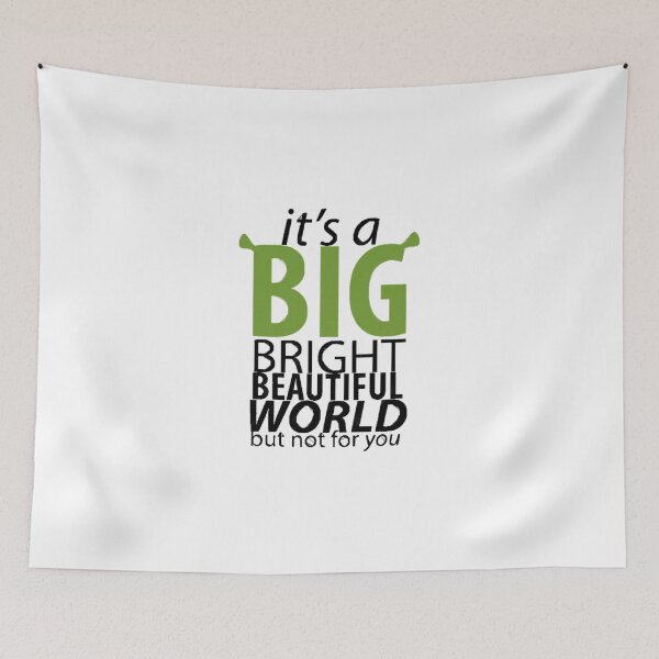 Item preview, It's A Big Bright Beautiful World T-Shirt designed and sold by love555o.
