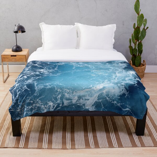 Item preview, Beautiful Blue Ocean Waves designed and sold by PotluckPrints.