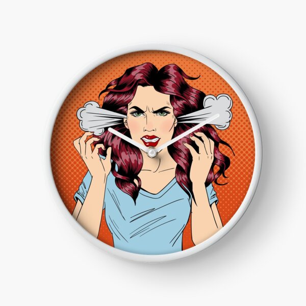 Premium Vector  Angry woman furious girl negative emotions pop art style  vector illustration
