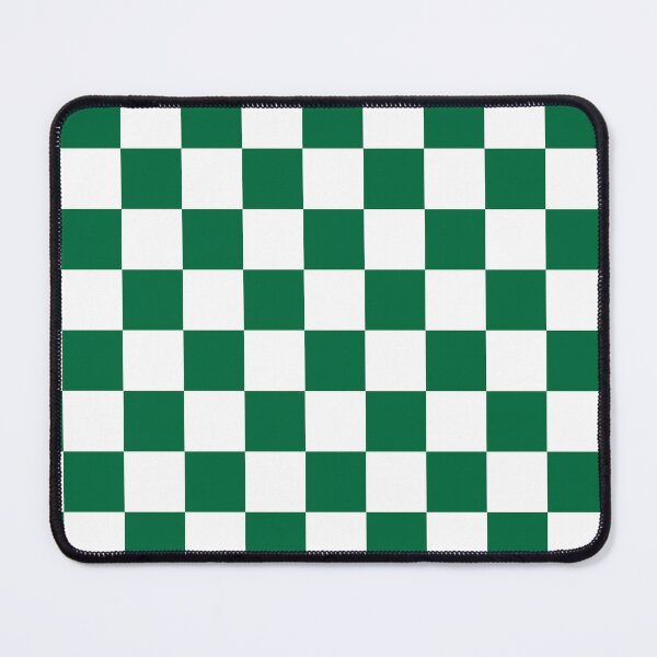 Item preview, Green and white square checkered pattern. Chessboard. Checkerboard. Check pattern designed and sold by Opalaeo.