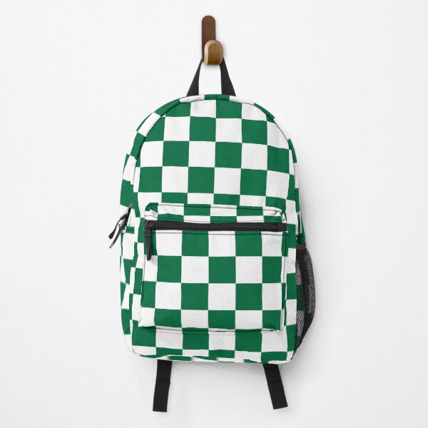 Item preview, Green and white square checkered pattern. Chessboard. Checkerboard. Check pattern designed and sold by Opalaeo.