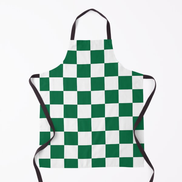 Item preview, Green and white square checkered pattern. Chessboard. Checkerboard. Check pattern designed and sold by Opalaeo.