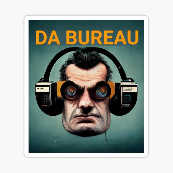 Da Bureau G Man Sticker