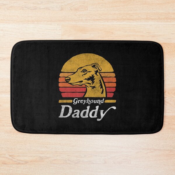 Item preview, Retro Vintage English Greyhound Daddy designed and sold by More Cute Dogs.
