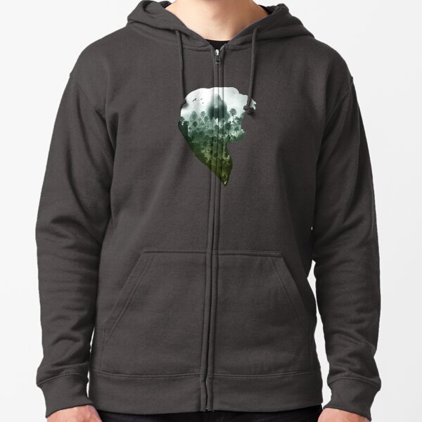 Down with the King Zipped Hoodie