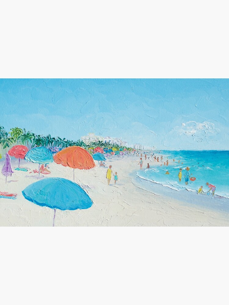 "Hollywood Beach, Florida beach painting" Poster by MatsonArtDesign
