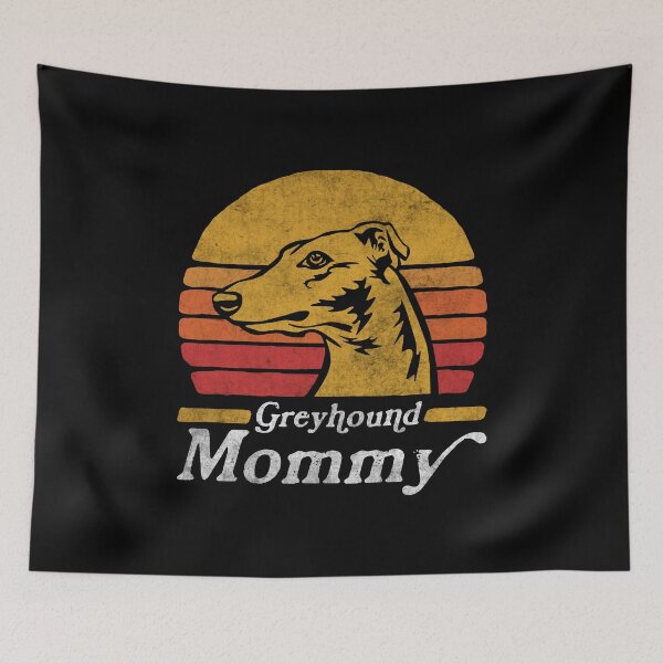 Item preview, Retro Vintage English Greyhound Mommy designed and sold by More Cute Dogs.