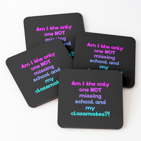 Item preview, Am I the only one NOT missing school and my classmates, Funny Cool Best color art designed and sold by artdragongift 15.