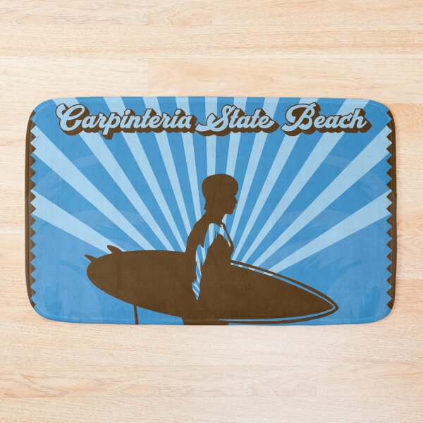 Item preview, Carpinteria State Beach Retro Surfer designed and sold by LanikaiBeach.