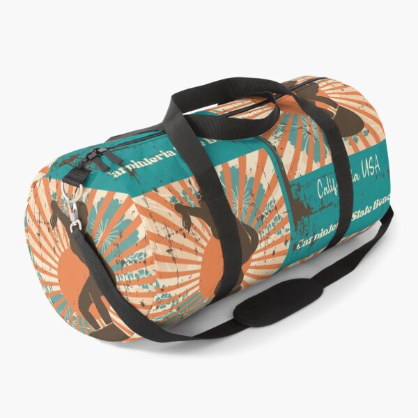 Item preview, Chica surfista retro de Carpinteria State Beach designed and sold by LanikaiBeach.