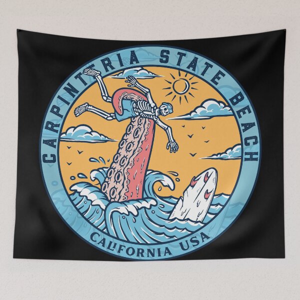Item preview, Carpinteria State Beach Skeleton Tentacle designed and sold by LanikaiBeach.