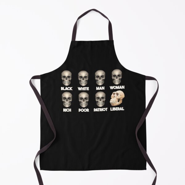 Item preview, Skull Face Black White Man Woman Patriot Liberal designed and sold by Makebashington.