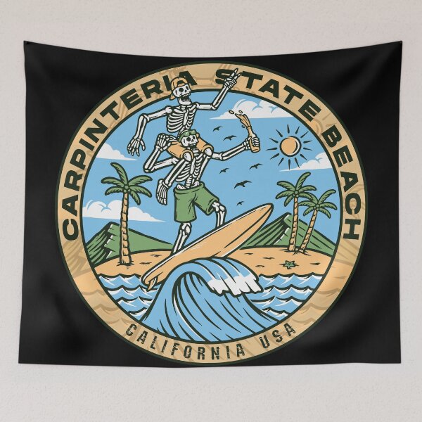 Item preview, Carpinteria State Beach Skeleton Bros designed and sold by LanikaiBeach.