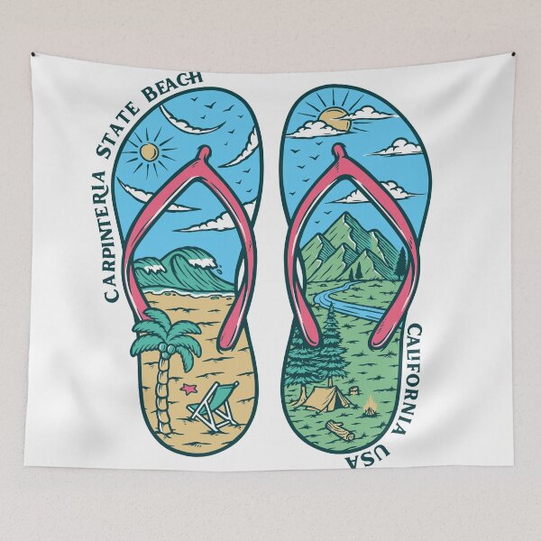 Item preview, Carpinteria State Beach Sandals designed and sold by LanikaiBeach.