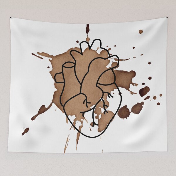 Item preview, My heart needs coffee designed and sold by Blondiabshop.