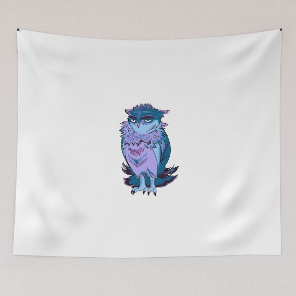 Item preview, Grumpy Owl (Blue Version) designed and sold by Princeofarc.