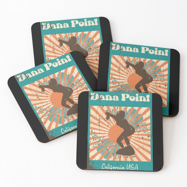 Item preview, Dana Point Retro Surfer Girl designed and sold by LanikaiBeach.