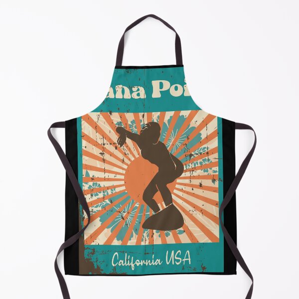 Item preview, Dana Point Retro Surfer Girl designed and sold by LanikaiBeach.