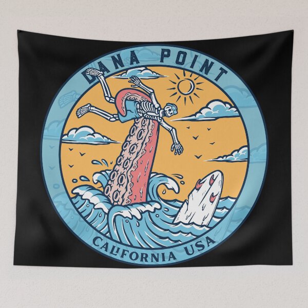 Item preview, Dana Point Skeleton Tentacle designed and sold by LanikaiBeach.