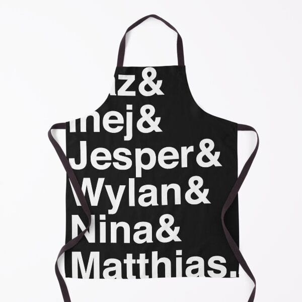 Artikelvorschau, Kaz & inej & jesper & wylan & nina & matthias (sechs der krähen invers) entworfen und verkauft von SethHeyes.