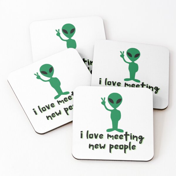 Item preview, J'aime rencontrer de nouvelles personnes designed and sold by LuisBauer10.