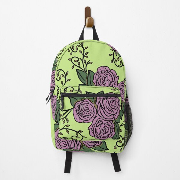 Item preview, Vintage Pink Rose Floral Pattern On Light green designed and sold by GraphicsClub.
