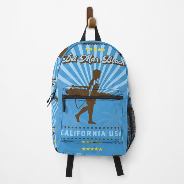 Item preview, Del Mar Beach Retro Surfer designed and sold by LanikaiBeach.