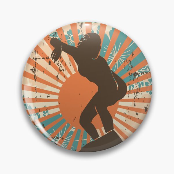 Item preview, Del Mar Beach Retro Surfer Girl designed and sold by LanikaiBeach.